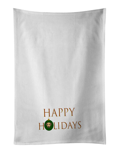 Sato Dog - Dog Face Happy Holidays Christmas Kitchen Towel Set of 2